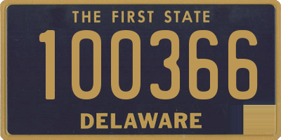 DE license plate 100366