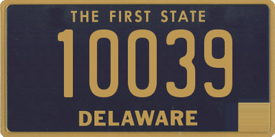 DE license plate 10039