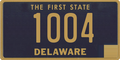 DE license plate 1004