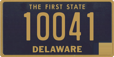 DE license plate 10041