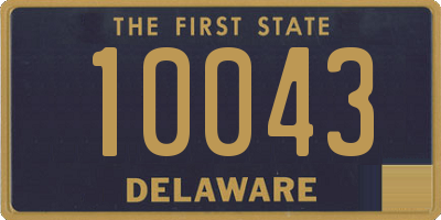 DE license plate 10043