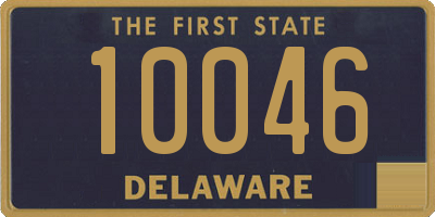 DE license plate 10046