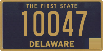 DE license plate 10047