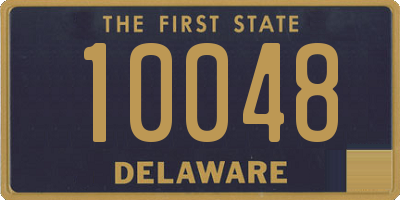 DE license plate 10048