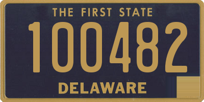 DE license plate 100482