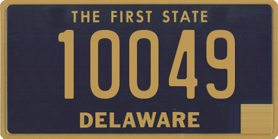 DE license plate 10049