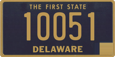 DE license plate 10051