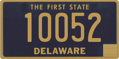 DE license plate 10052