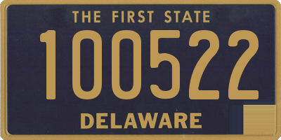 DE license plate 100522