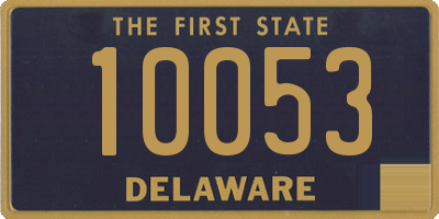 DE license plate 10053