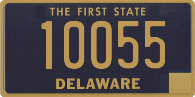 DE license plate 10055