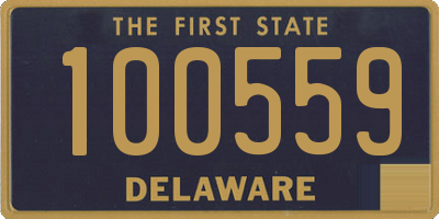 DE license plate 100559