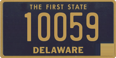 DE license plate 10059