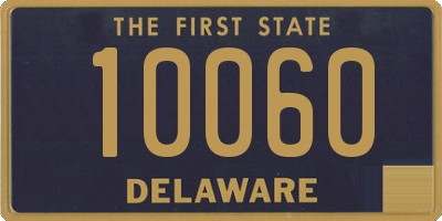 DE license plate 10060