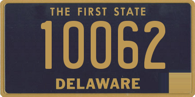 DE license plate 10062