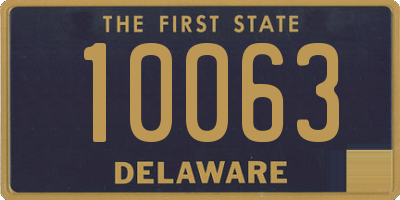 DE license plate 10063