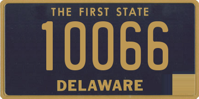 DE license plate 10066