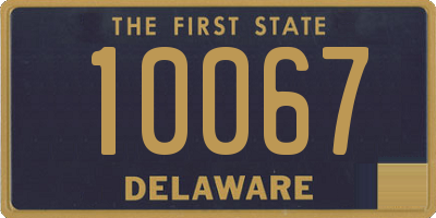 DE license plate 10067