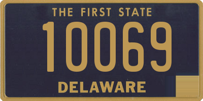 DE license plate 10069