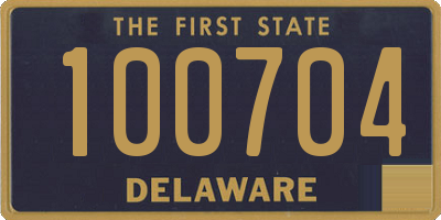 DE license plate 100704