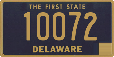 DE license plate 10072