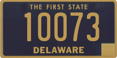 DE license plate 10073