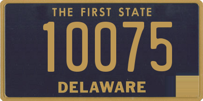 DE license plate 10075