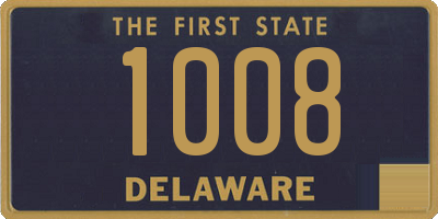 DE license plate 1008