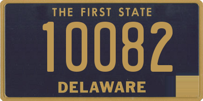 DE license plate 10082