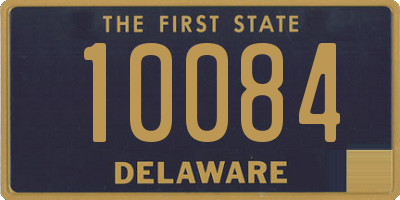 DE license plate 10084