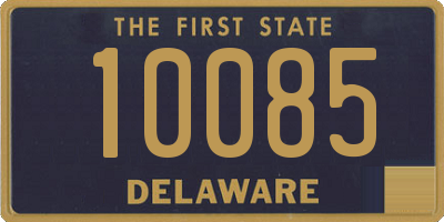 DE license plate 10085