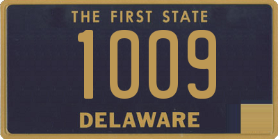 DE license plate 1009