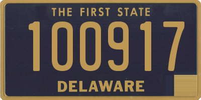 DE license plate 100917