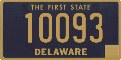 DE license plate 10093