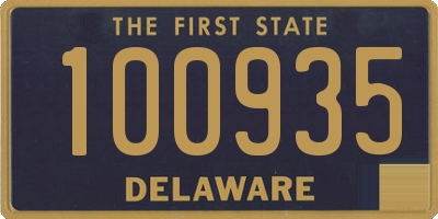 DE license plate 100935