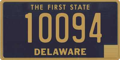 DE license plate 10094