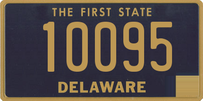 DE license plate 10095