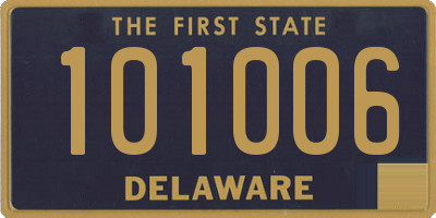 DE license plate 101006
