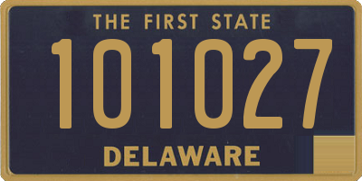 DE license plate 101027