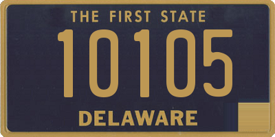 DE license plate 10105