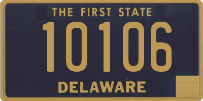 DE license plate 10106