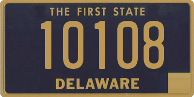 DE license plate 10108