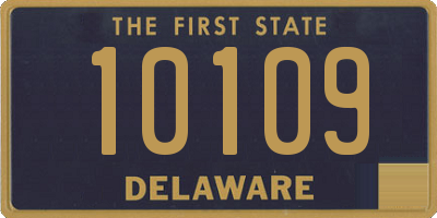 DE license plate 10109