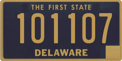 DE license plate 101107