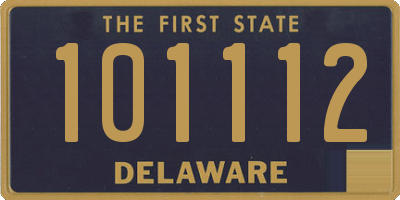 DE license plate 101112