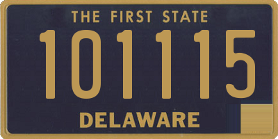 DE license plate 101115