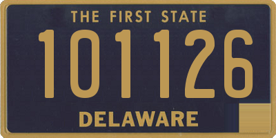 DE license plate 101126