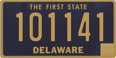 DE license plate 101141