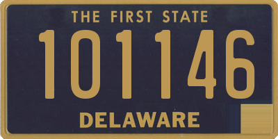 DE license plate 101146