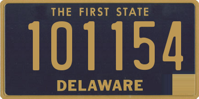 DE license plate 101154